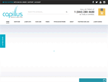 Tablet Screenshot of capillus.com
